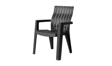 Стул b:rattan Chicago, антрацит