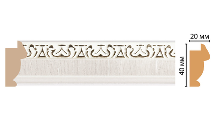 Молдинг DECOMASTER 807-7D (40*20*2900мм)