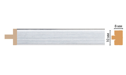 Молдинг DECOMASTER 196-1153 (10*9*2400мм)