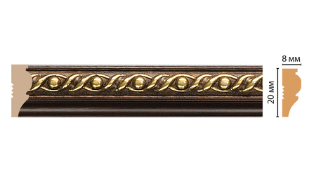 Молдинг DECOMASTER 103A-51 (20*8*2400мм)
