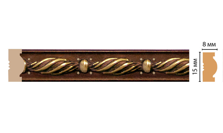 Молдинг DECOMASTER 105-51 (15*8*2400мм)