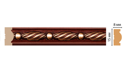 Молдинг DECOMASTER 105-52 (15*8*2400мм)