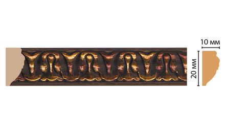 Молдинг DECOMASTER 103C-966 (20*10*2400мм)