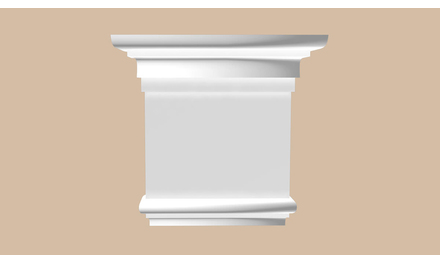 Капитель DECOMASTER 92815-1L (200*190*60мм)