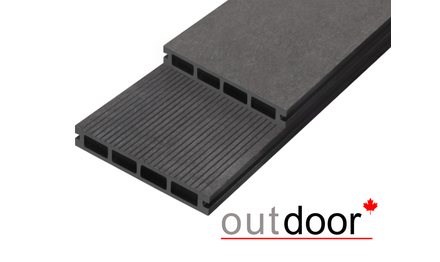 Террасная доска ДПК Outdoor 150*25*4000 мм. вельвет/шлифованная темно-коричневая