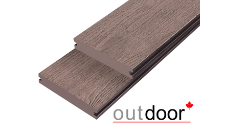 Террасная доска ДПК Outdoor 3D 140*25*3000 мм. полнотелая NEVADA/CALIFORNIA BROWN коричневая микс