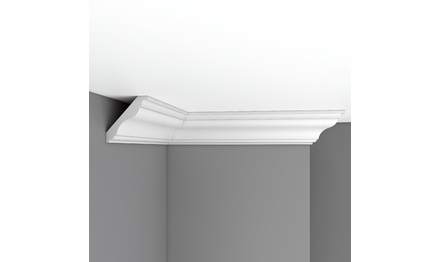 Плинтус потолочный гладкий DECOMASTER DP-357 (85*80*2400мм)