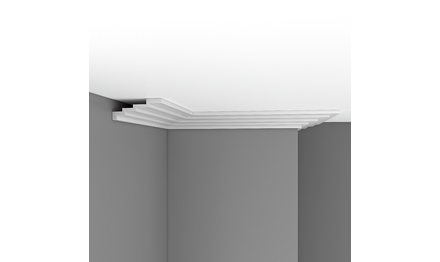 Плинтус потолочный гладкий DECOMASTER DP-375 (65*158*2400мм)