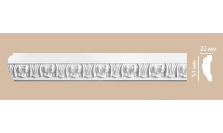 Молдинг с рисунком DECOMASTER DT-8053 (53*22*2400мм)
