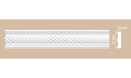Молдинг с рисунком DECOMASTER DT-9060 (76*18*2400мм)
