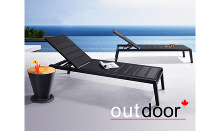 Шезлонг OUTDOOR Борнео, графит