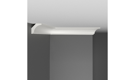 Плинтус потолочный гладкий DECOMASTER D115-115ДМ (30*30*2000мм)