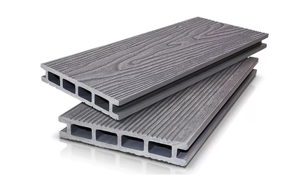 Террасная доска DeckLine Classic 3D-тиснение/вельвет (Серебро)
