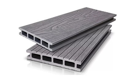 Террасная доска DeckLine Classic 3D-тиснение/широкий вельвет (Серебро)
