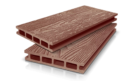 Террасная доска DeckLine Ellite 3D-тиснение/двухсторонняя (Светлый венге)
